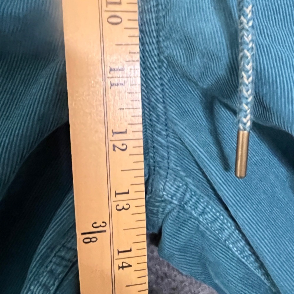 Pilcro The Coastal Wide Leg 27 Corduroy Pants Green Paperbag Waist Indie - Picture 5 of 13